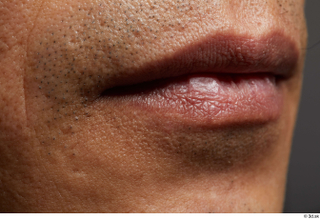 HD Face Skin Shiba Tanzan face lips mouth skin pores…
